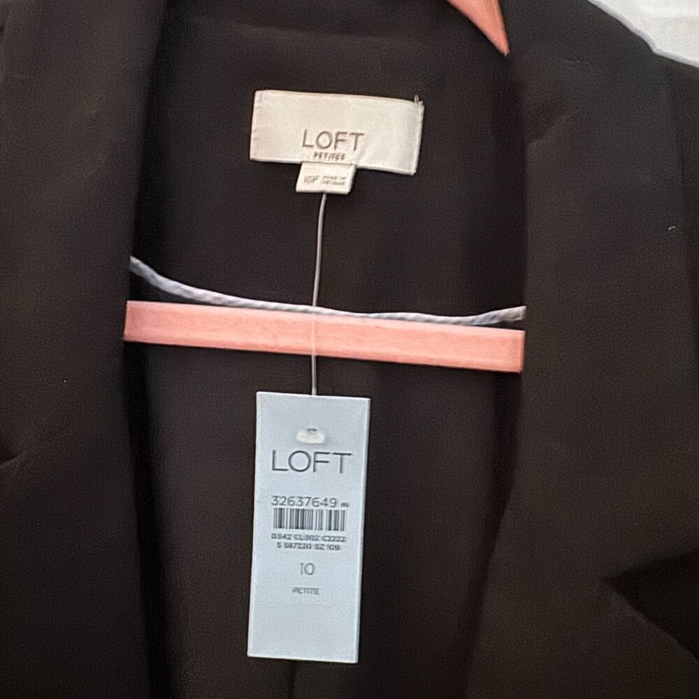 LOFT Elegant Black Blazer - Picture 4 of 6